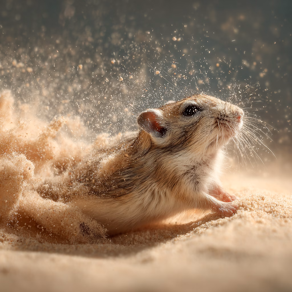 Buddeln und Sandbad